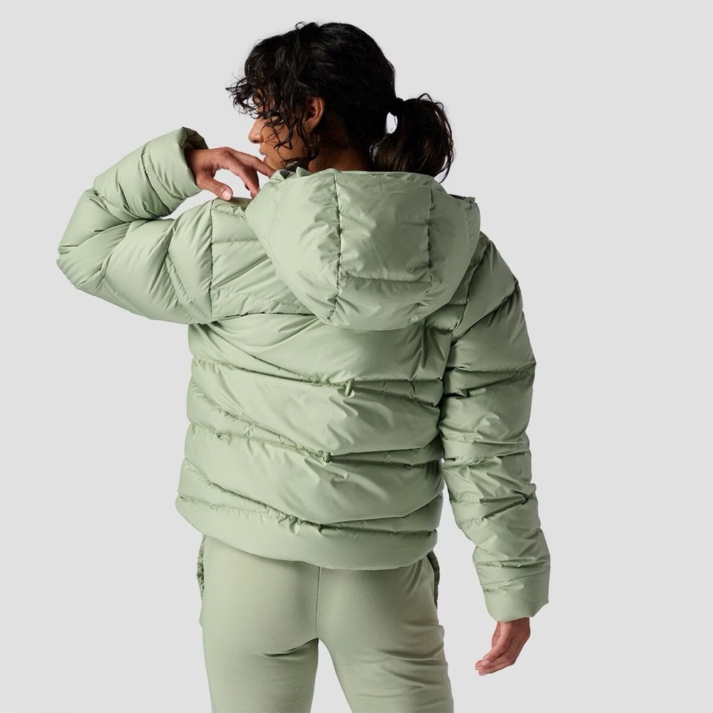 Women's Sage Green Puffer Jacket